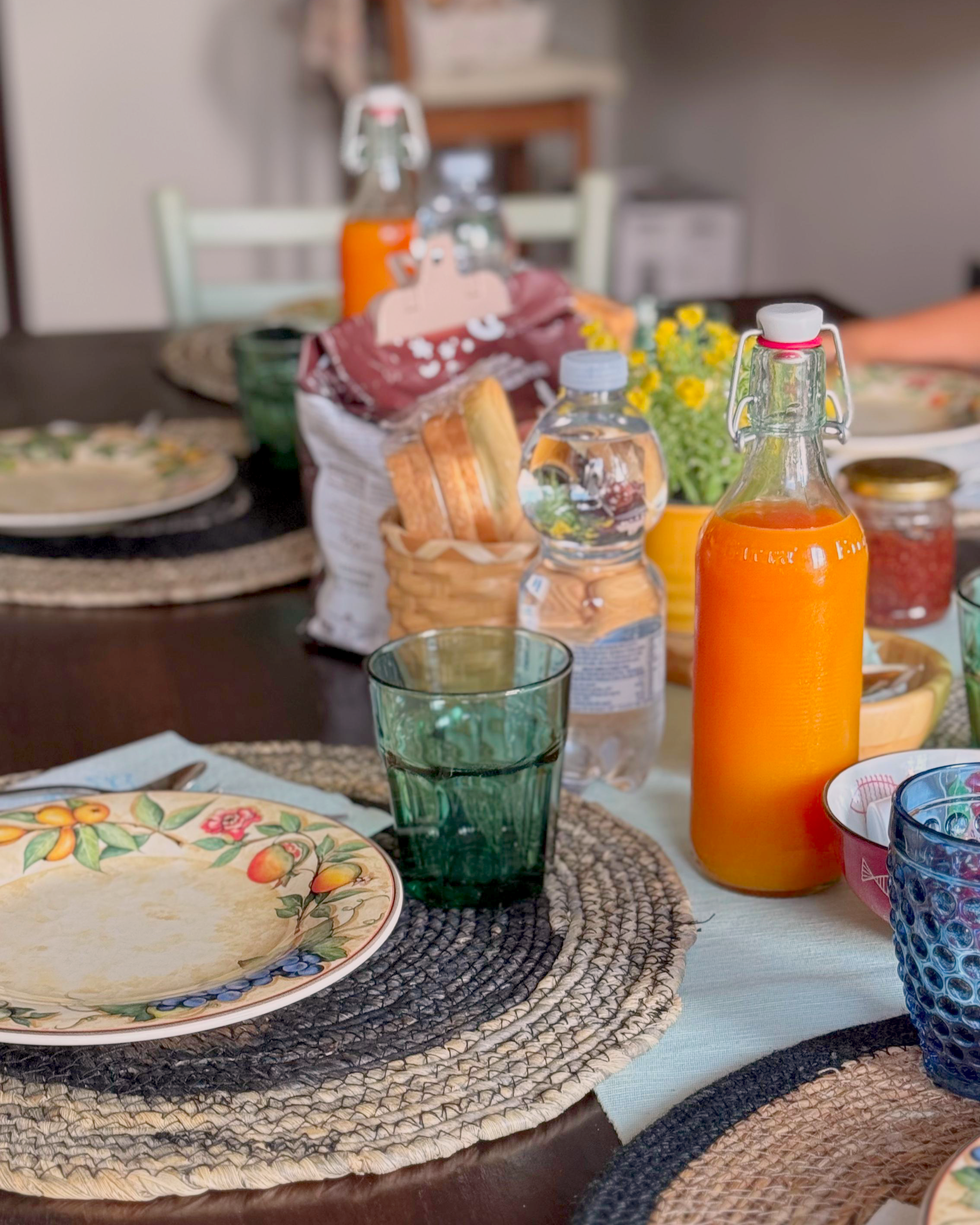 Der gedeckte Frühstückstisch